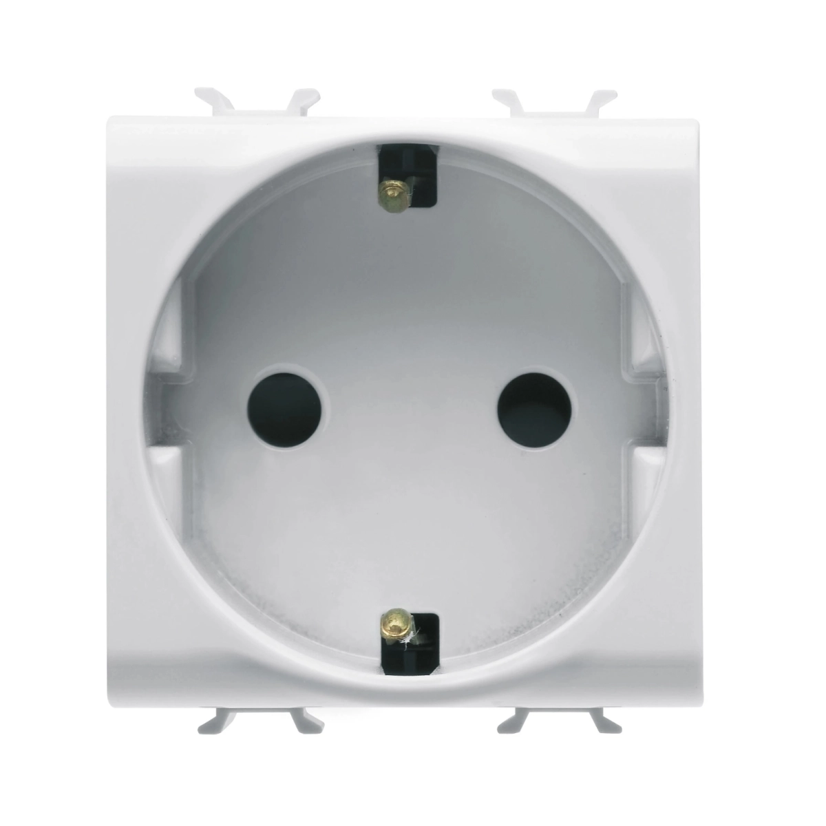 Echipamente electrice - PRIZA SCHUKO 2M 16A ALB CHORUS - GEWISS | GW10241