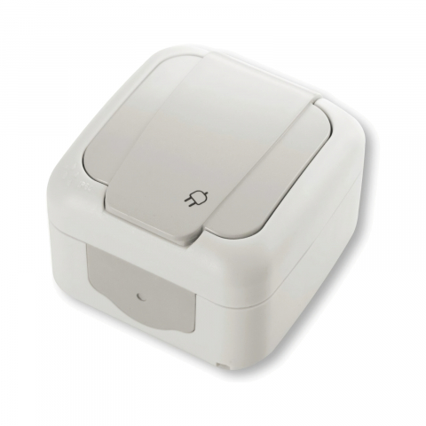 Prize - Priza schuko IP54 Gri Palmiye Viko by Panasonic