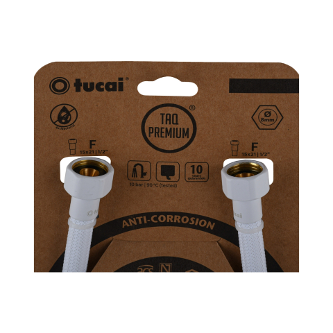 Racord apa Premium 1/2" x 1/2" alb L= 400 mm Tucai [1]