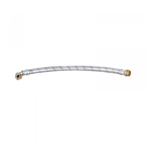 Accesorii hidrofoare - Racord cu invelis din cauciuc pentru hidrofor cu cot 1" FI-FE 55 cm