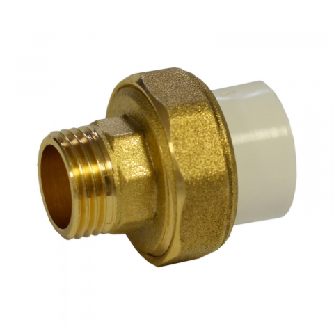 Tevi si fitinguri PP-R - Racord cu olandez PPR D.20 x 1/2" filet exterior Valrom