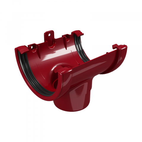 Colectare ape pluviale - Racord jgheab burlan PVC classic bordo
