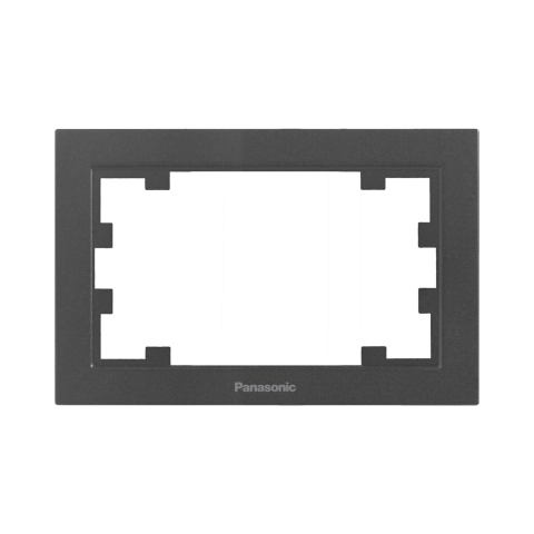 Rame - Rama pentru priza dubla Karre Plus 55 Fumuriu