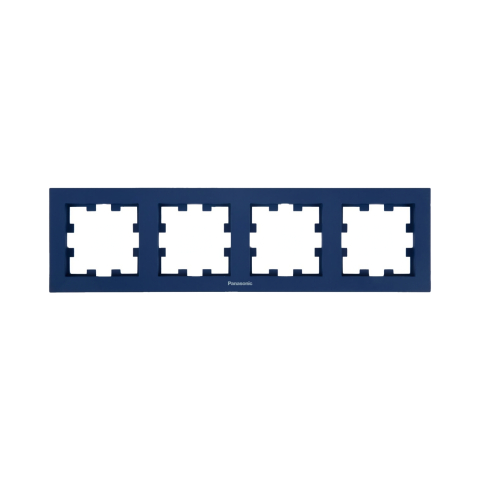 Rame - Rama priza 4 module orizontala Karre Plus 55 Soft Touch Ocean