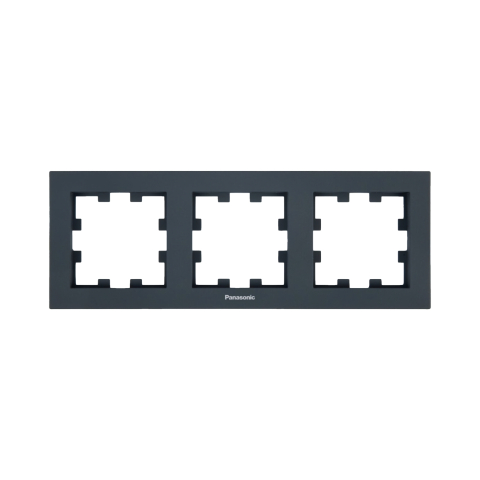 Rame - Rama priza tripla orizontala Karre Plus 55 Soft Touch Night