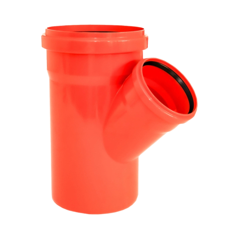 Fitinguri PVC canalizare exterioara - Ramificatie canal PVC D.315 x 315 mm x 45 grade