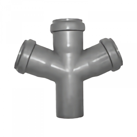 Instalatii sanitare - Ramificatie dubla PP D.110 x 110 x 110 mm x 67 grade