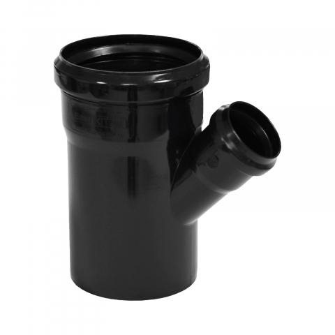Fitinguri PP Fonoansorbante pentru canalizari interioare - Ramificatie redusa  VALFono FONO ignifugat D.110 x 50 mm x 45 grade Valrom