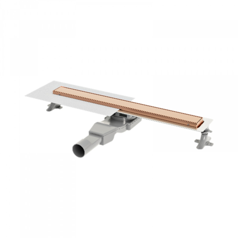 Rigole de dus - Rigola de dus 600 mm Linear bronz periat Wirquin
