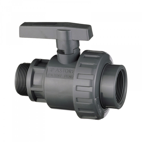 Tuburi, robineti, fitinguri PEHD pentru alimentare apa - Robinet apa PVC D.1" HOL-FE PN16 Valrom