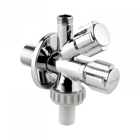 Robineti apa - Robinet coltar combinat 1/2” x 3/8” x 3/4” Ergo Valvex