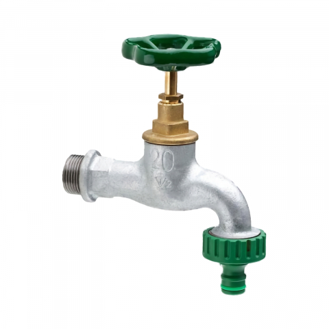 Robineti apa - Robinet de evacuare din fonta (pentru racordarea furtunului cu cuplaj rapid) 3/4" Viking Valvex