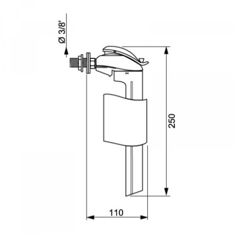 Robinet flotor cu servo-valva cu depanare Wirquin [1]