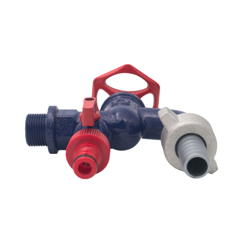 Robinet fonta dublu serviciu cu doua iesiri 3/4" SLK [1]