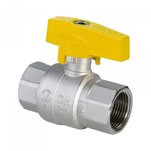Robineti gaz - Robinet sferic pentru gaz, cu fluture de aluminiu 1/2" filet interior Valvex