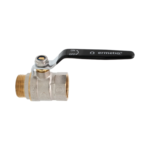 Robineti apa - Robinet sfera alama cu maner 1.1/2" filet interior - filet exterior SLK