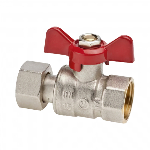 Robineti apa - Robinet cu semiolandez, din alama, cu fluture de aluminiu 3/4" filet interior Spin Valvex