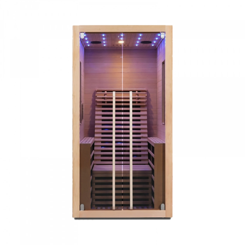 Sauna uscata cu incalzitor de carbon-magneziu, 100 x 130 x 195 cm, Carbon 1 Sanotechnik [3]