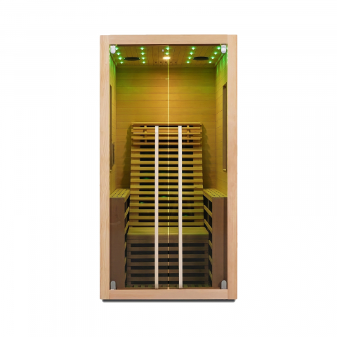 Sauna uscata cu incalzitor de carbon-magneziu, 100 x 130 x 195 cm, Carbon 1 Sanotechnik [4]