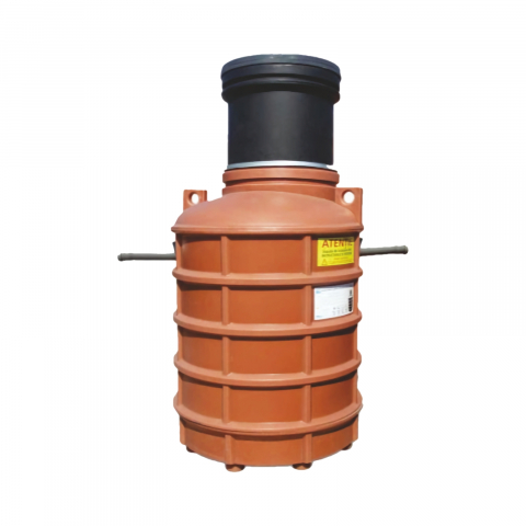 Separatoare de grasimi - Separator grasimi carosabil vertical V-PEHD subteran NG4 aquaClean Valrom