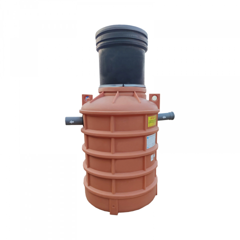 Separatoare de grasimi - Separator grasimi necarosabil NG4 cilindric vertical aquaClean Valrom