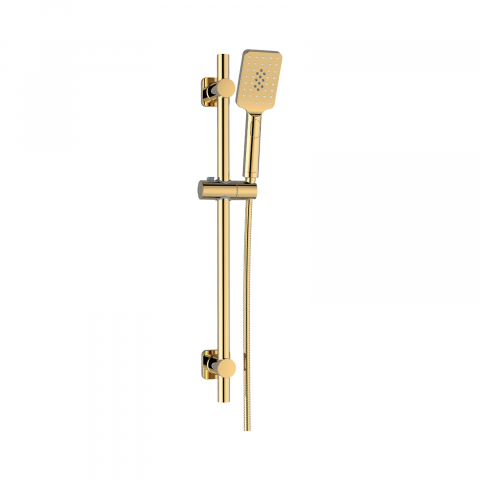 Accesorii dus - Set de dus cu bara cu 3 functii LOFT Gold Valvex