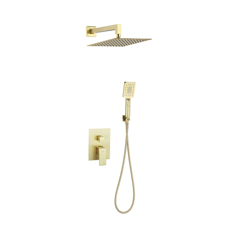 Pachete baterii - Set de dus incastrat ARS Brushed Gold Valvex