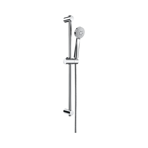 Accesorii dus - Set de dus para + furtun + suport + bara, Round, 3 functii, 1.7 m Stella Roca