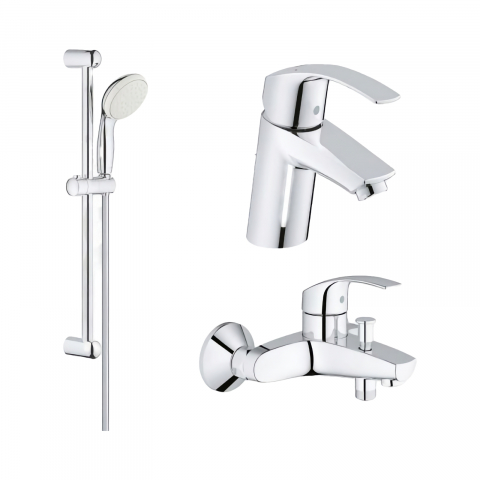 Baterii lavoar - Set Eurosmart cada S - lavoar S si set de dus Tempesta 100 Grohe