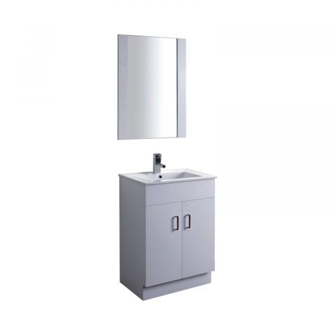 Mobilier de baie - Set Mobilier cu lavoar si oglinda 600 x 850 x 460 Blanca Belform