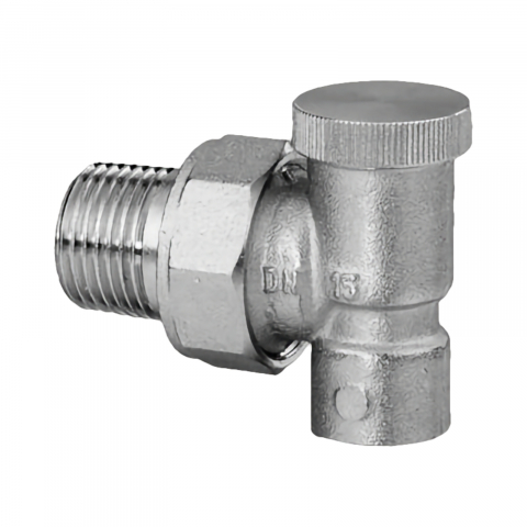 Robineti pentru radiator - Robinet radiator retur Z0-K-15 coltar, nichelat 1/2" Valvex