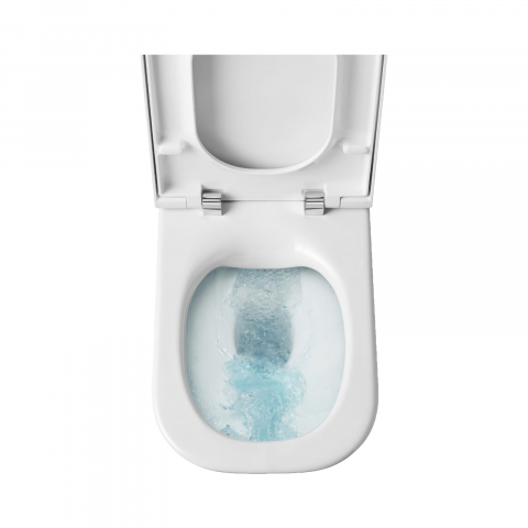 Set vas WC stativ compact Rimless The Gap Roca [2]