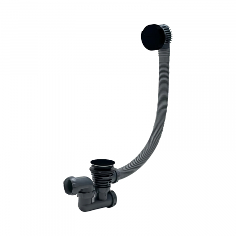 Sifoane cada si ventile - Coloana de cada neagra buton si dop ABS WIRQUIN