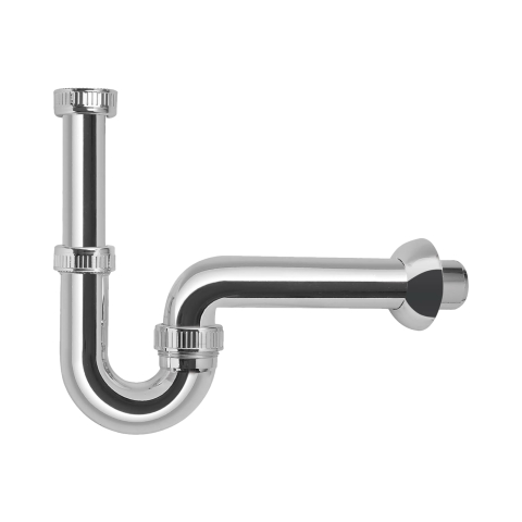 Sifoane lavoar si ventile - Sifon lavoar metalizat "U" 1.1/4" iesire D.40 mm Eurociere