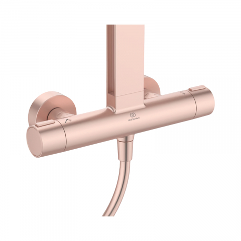 Sistem de dus cu baterie dus termostatata Ceratherm Alu+ Rose Ideal Standard [1]