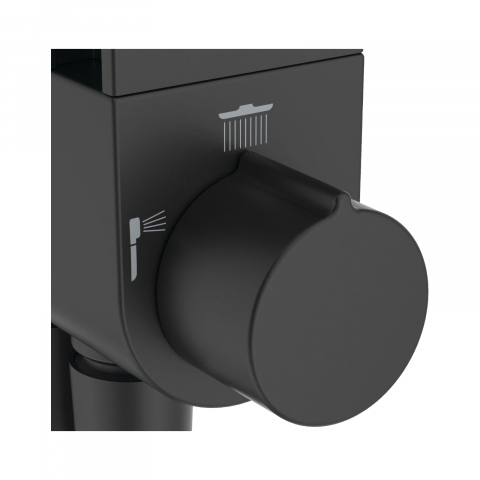 Sistem de dus cu divertor Ceraflow Alu+ Negru Ideal Standard [2]