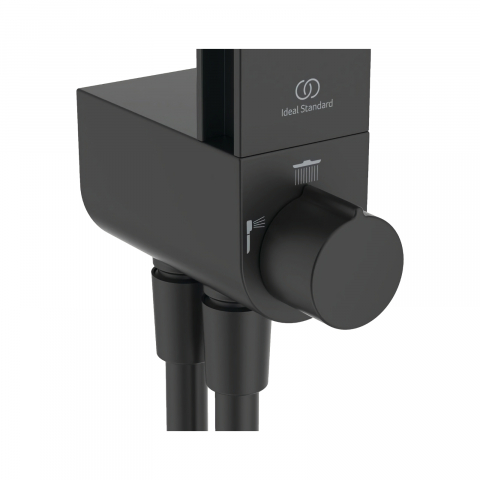 Sistem de dus cu divertor Ceraflow Alu+ Negru Ideal Standard [1]