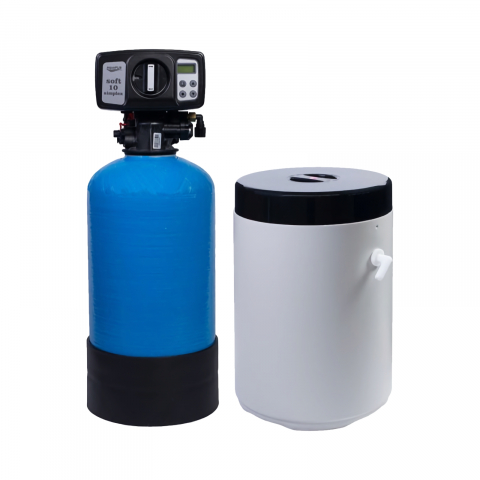 Tratare si filtrare apa potabila - Statie dedurizare aquaPUR SOFT 10 SIMPLEX Q= 0,8 mc/h (cu BY-PASS) Valrom