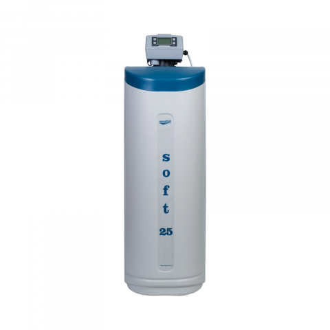 Tratare si filtrare apa potabila - Statie dedurizare aquaPUR SOFT 25 CAB Q= 2,0 mc/h sare 62 kg (cu BY-PASS) Valrom