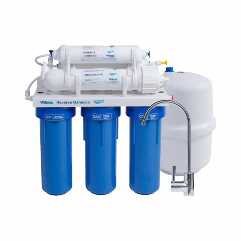 Statii de filtrare si tratare cu medii filtrante - Statie osmoza inversa aquaPUR cu mineralizare Valrom