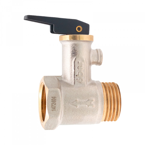 Supapa de siguranta pentru boiler 1/2" x 1/2" filet interior - filet exterior 6 bari [1]