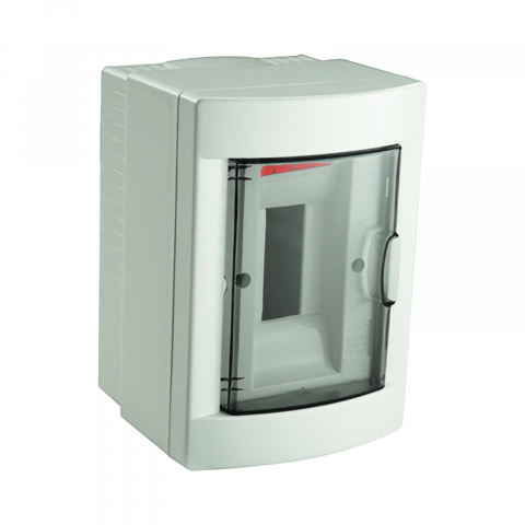 Instalatie electrica - Tablou electric 2 module, PT, 1 rand, IP40, usa transparenta Viko by Panasonic