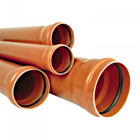 Teava PVC pentru canalizare exterioara, multistrat, SN4 D.250 L= 2.0 m Valrom [2]