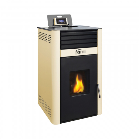 Termoseminee si seminee - Termosemineu cu functionare pe peleti Mirano Pellet 30 kW Ferroli