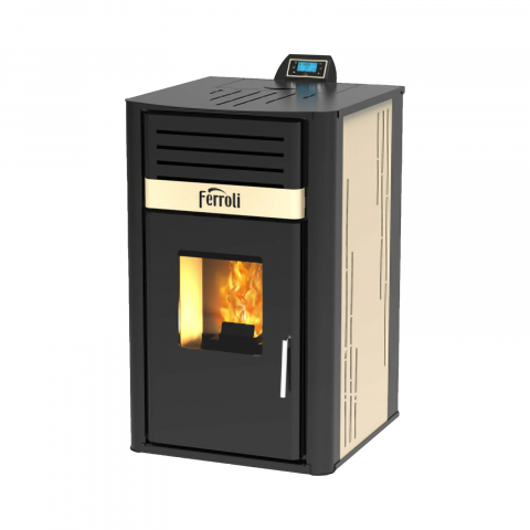 Termoseminee si seminee - Termosemineu pe peleti Mirano Pellet N 30 kW Ferroli