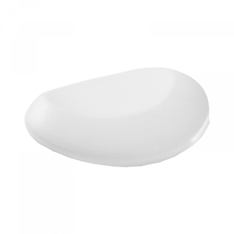 Accesorii cazi - Tetiera alba pentru cada cu guler PU Fibrex