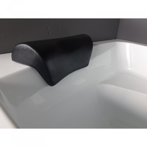 Tetiera cada de baie SPACE poliuretan negru Fibrex [1]