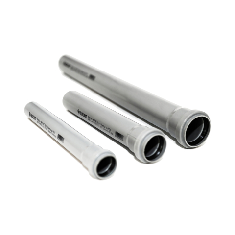 Canalizare interioara PVC - Tub ignifug VALEasy PVC mufa si garnitura D.40 L= 4 metri Valrom