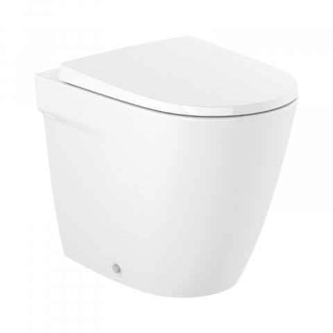 Vase WC - Vas WC Rimless, lipit de perete, cu evacuare dubla Ona Roca