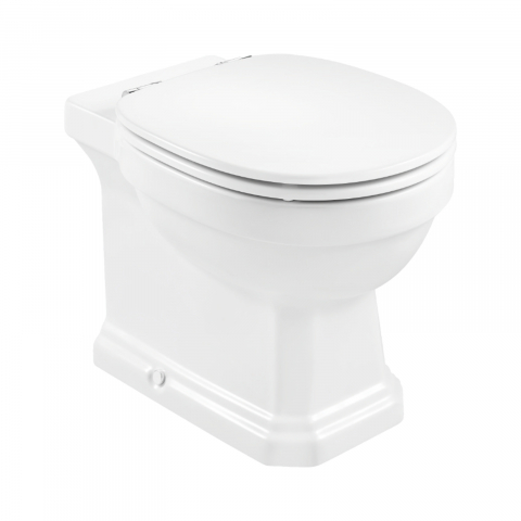 Vase WC, bideuri si urinare - Vas WC Rimless, evacuare dubla, montaj pe pardoseala Carmen Roca